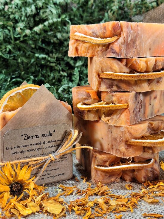 Ziemas saule - dabīgās ziepes